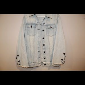 Eggie ”hooked on you” denim jacket